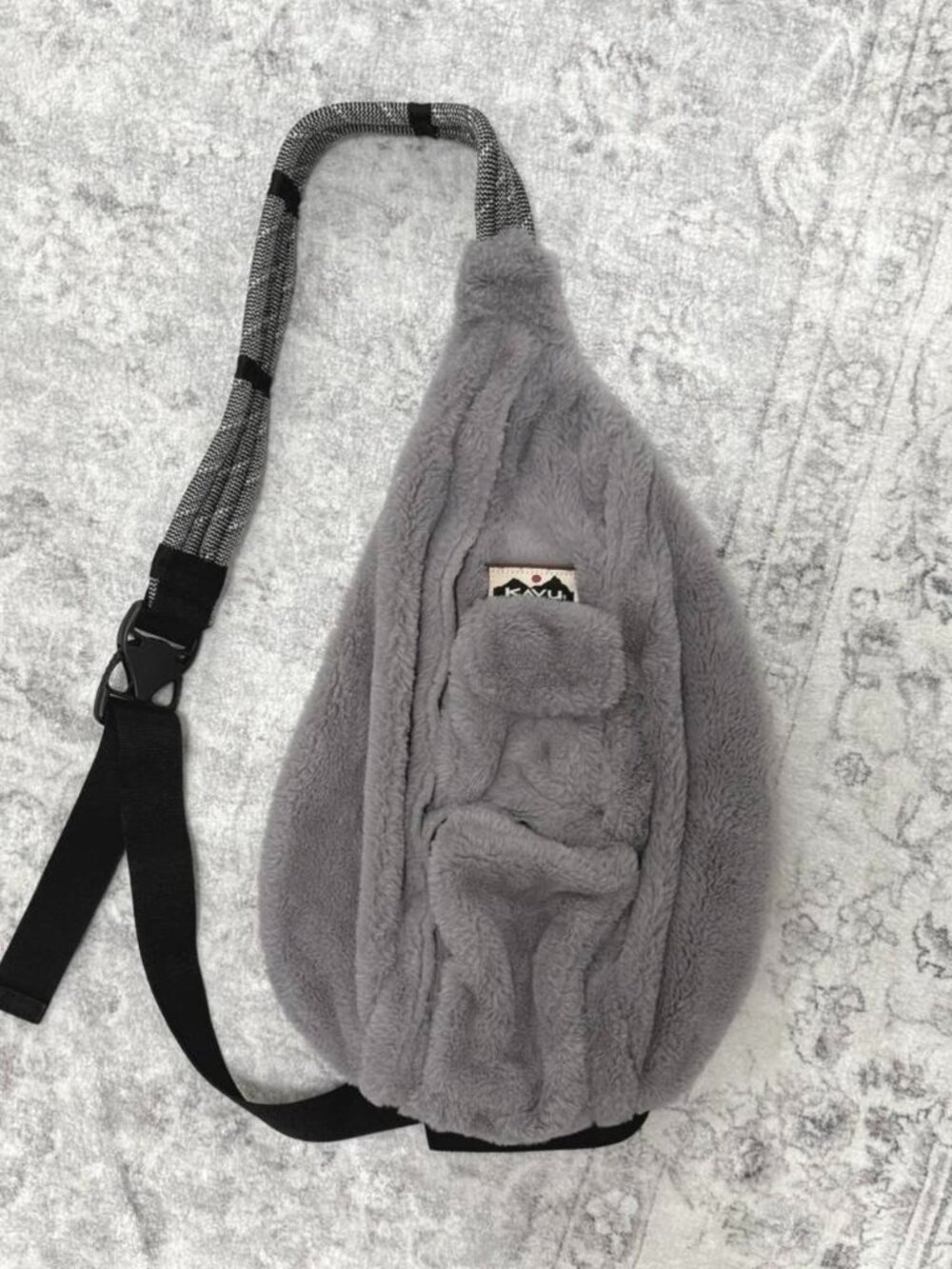 KAVU Rope Fuzz sling bag purse travel bag